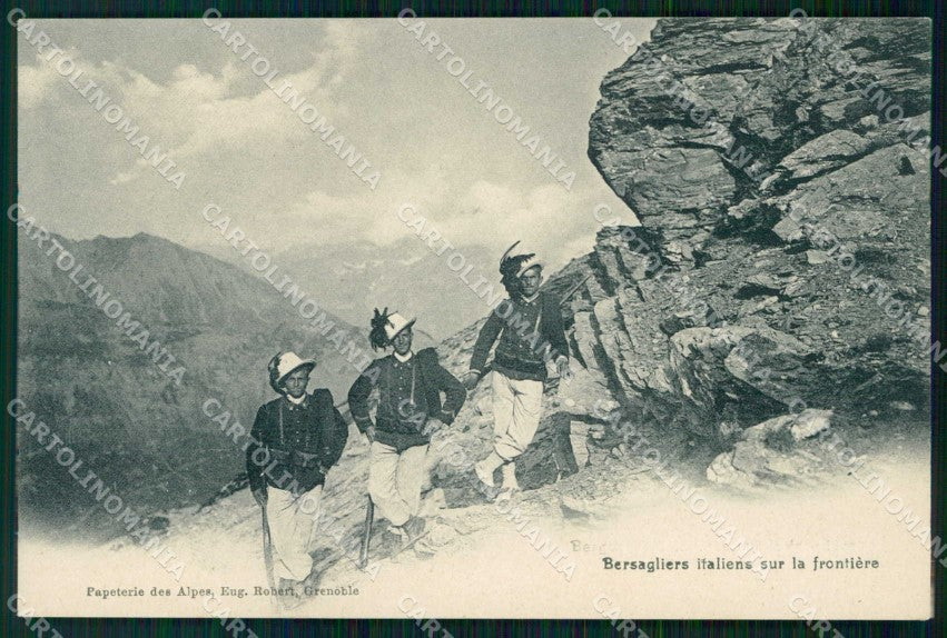 Militari Bersaglieri cartolina RT4494 – fronte