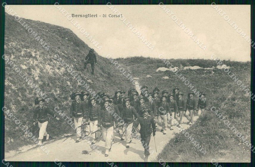 Militari Bersaglieri Corsa Alterocca 3105 cartolina RT4506 – fronte