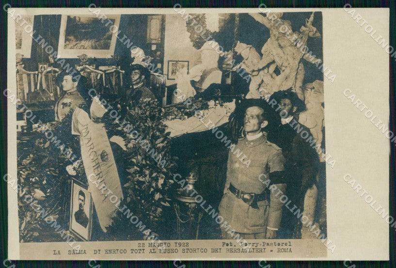 Roma Città Museo Storico Bersaglieri Salma Enrico Toti Foto cartolina RT4532 – fronte
