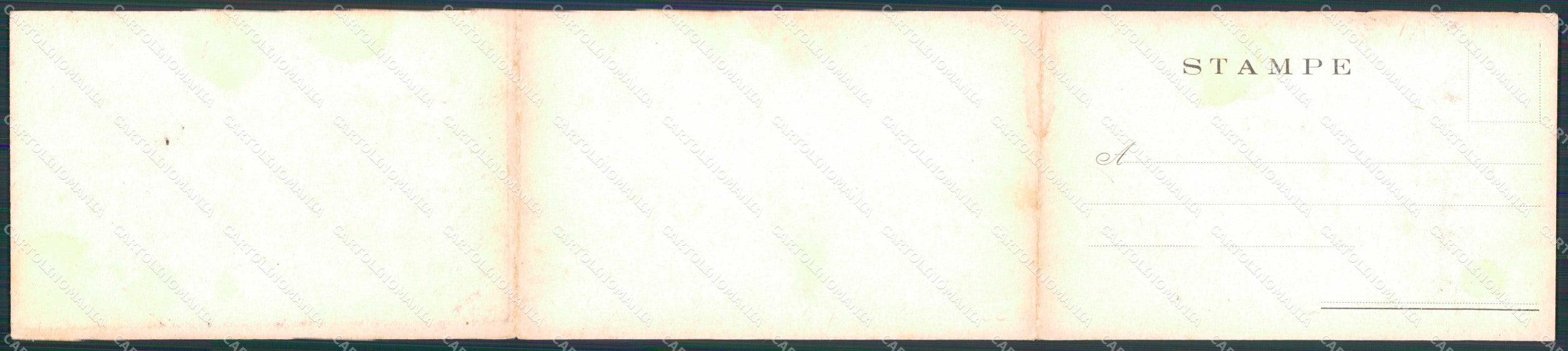 Genova Città Camposanto di Staglieno Tripla cartolina RT4554 – retro