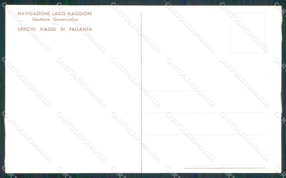 Verbania Pallanza Lago Maggiore Navigazione cartolina RT4566 – retro