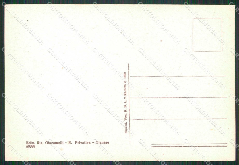 Verbania Gignese Lago Maggiore Saluti da Isole FG cartolina RT4568 – retro