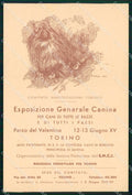 Torino Città Esposizione Canina Pekingese dog Pechinese FG cartolina RT4572 – fronte