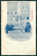 Trieste Città Fontana Monumentale Piazza Poste Nuove cartolina RT4590 – fronte