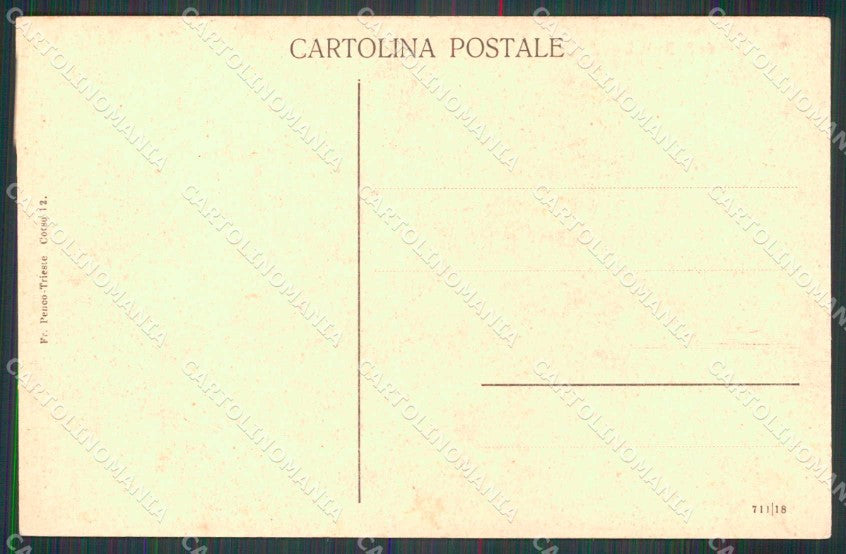 Trieste Città Chiesa di Notre Dame de Sion cartolina RT4598 – retro