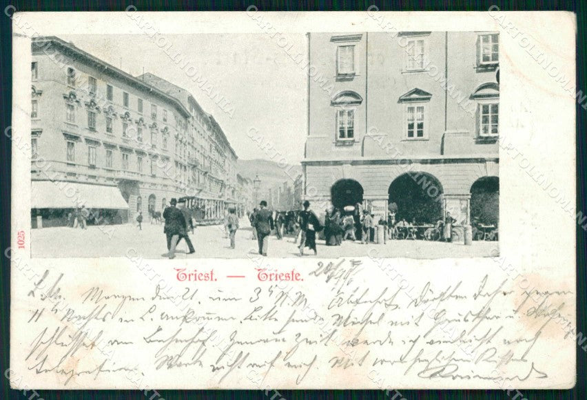 Trieste Città Tram cartolina RT4600 – fronte