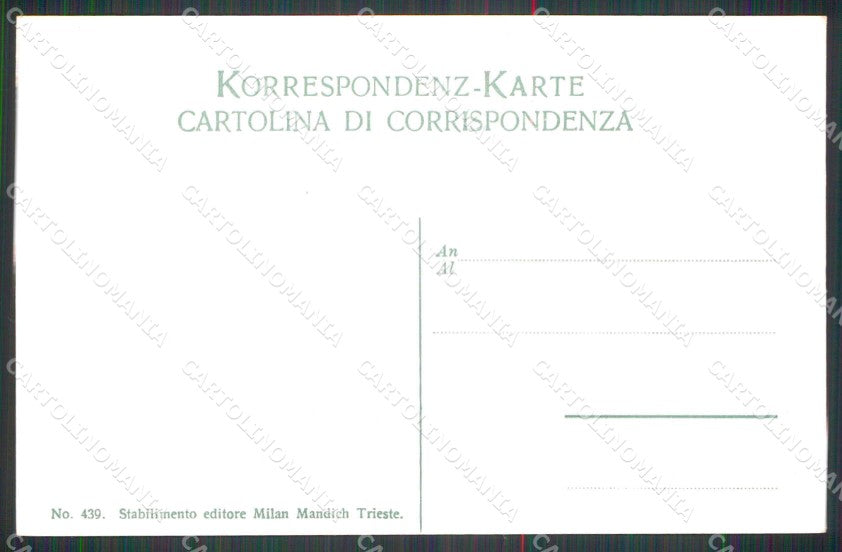 Trieste Città Ponte Rosso cartolina RT4609 – retro