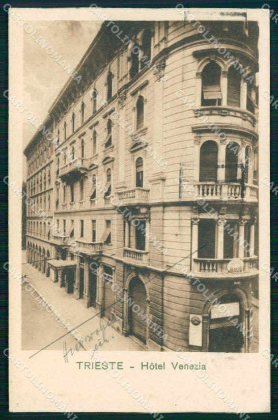 Trieste Città Hotel Venezia cartolina RT4623 – fronte