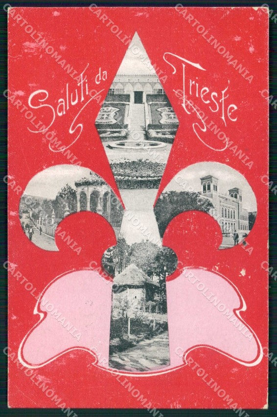 Trieste Città Saluti da cartolina RT4637 – fronte