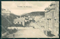 Trieste Città Via Miramare Tram cartolina RT4648 – fronte
