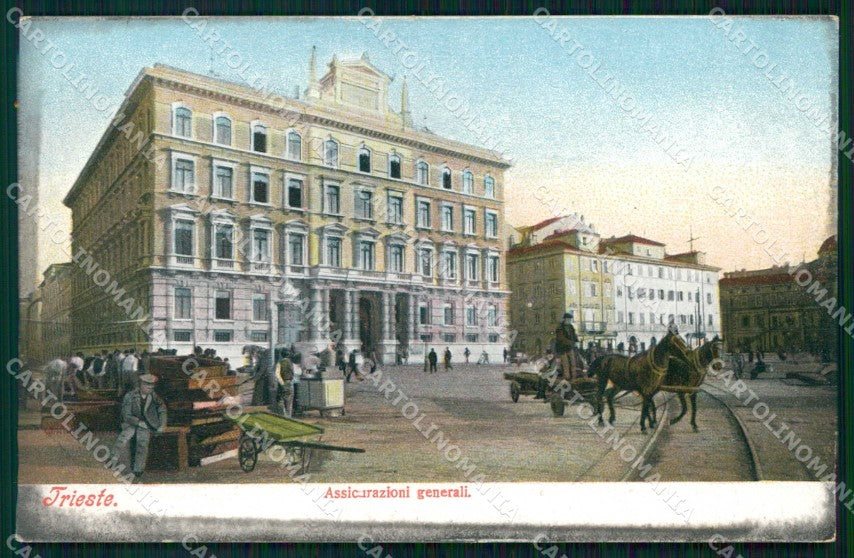 Trieste Città Assicurazioni Generali cartolina RT4674 – fronte