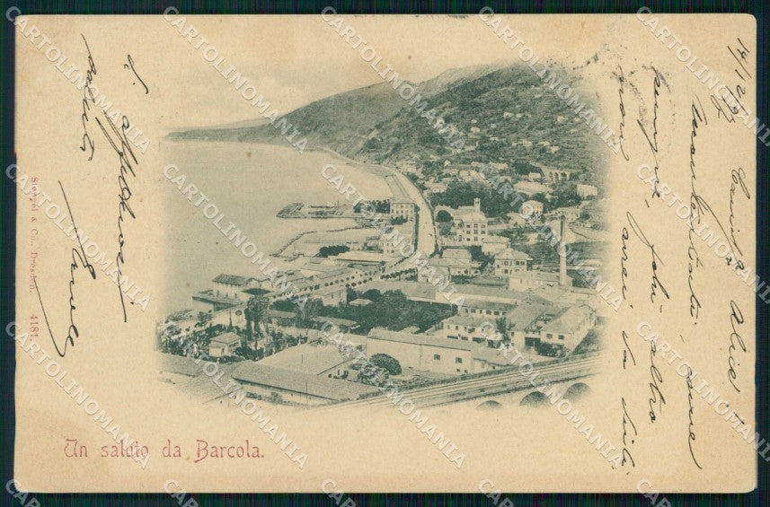 Trieste Città Saluto da Barcola Stengel 4181 cartolina RT4680 – fronte