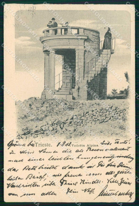 Trieste Città Vedetta Alpina cartolina RT4689 – fronte