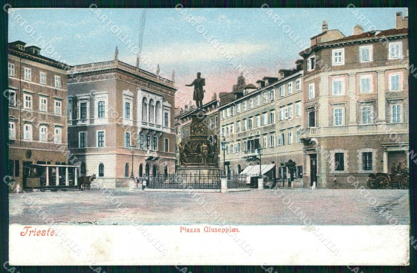 Trieste Città Piazza Giuseppina cartolina RT4693 – fronte