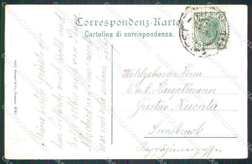 Trieste Città Barche Stengel 4141 cartolina RT4698 – retro