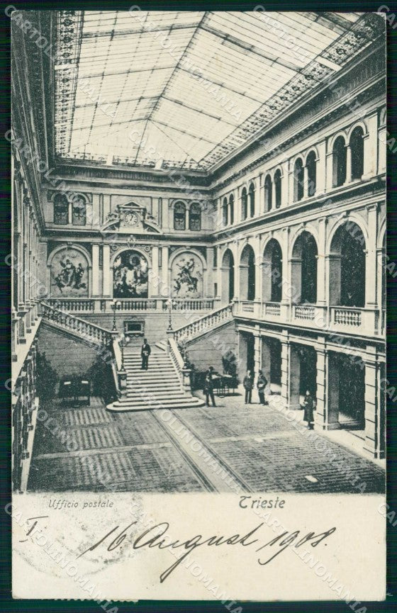 Trieste Città Ufficio Postale cartolina RT4700 – fronte