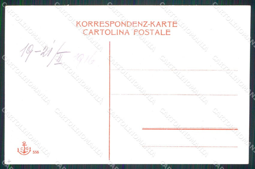 Trieste Città Canale Ponte Rosso Barche cartolina RT4715 – retro