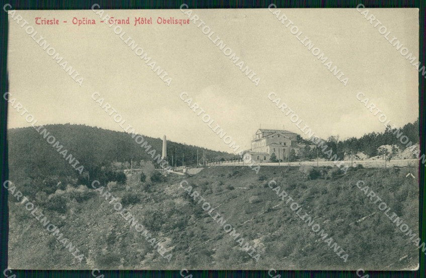Trieste Città Opicina Grand Hotel Obelisco Stengel 37280 FORI cartolina RT4736 – fronte