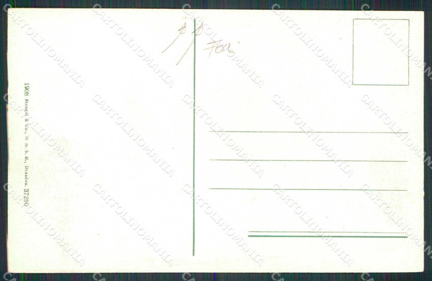 Trieste Città Opicina Grand Hotel Obelisco Stengel 37280 FORI cartolina RT4736 – retro