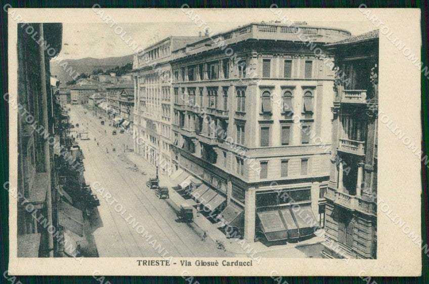 Trieste Città Via Giosuè Carducci Stein 4 5016 cartolina RT4749 – fronte