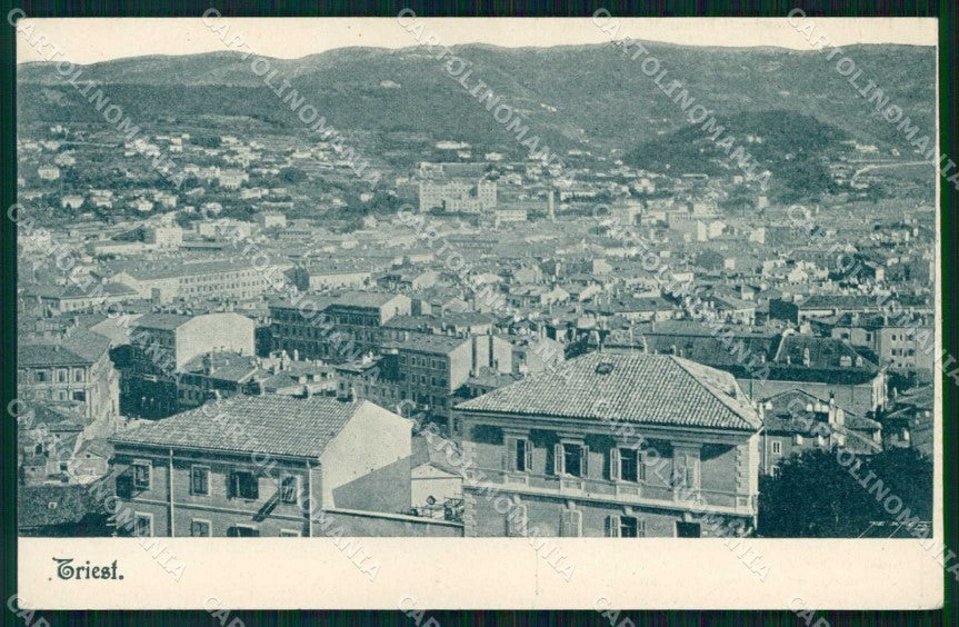 Trieste Città Panorama Lotteria Saint Felix Jubileum 1908 cartolina RT4752 – fronte