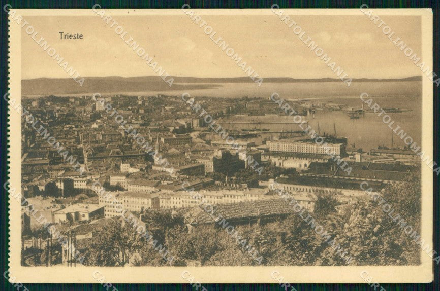 Trieste Città Panorama Barche Stengel 37282 cartolina RT4782 – fronte