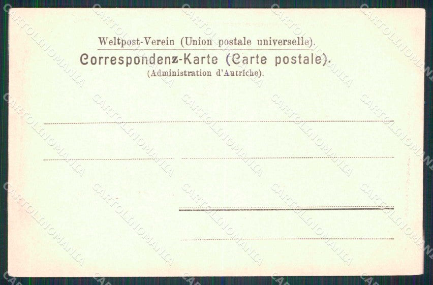 Trieste Città Miramare Barche cartolina RT4857 – retro
