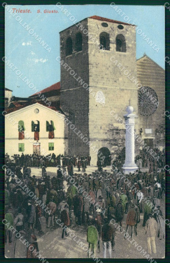 Trieste Città San Giusto cartolina RT4863 – fronte