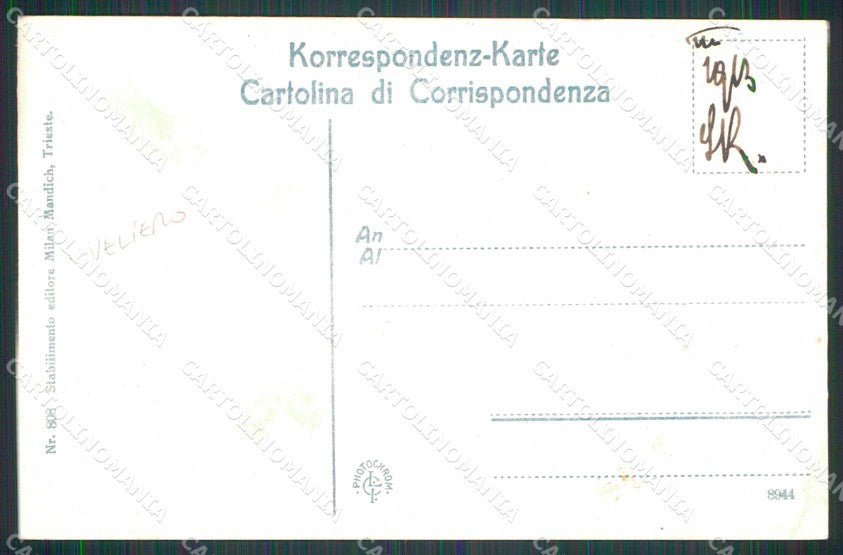 Trieste Città Canale Veliero cartolina RT4864 – retro