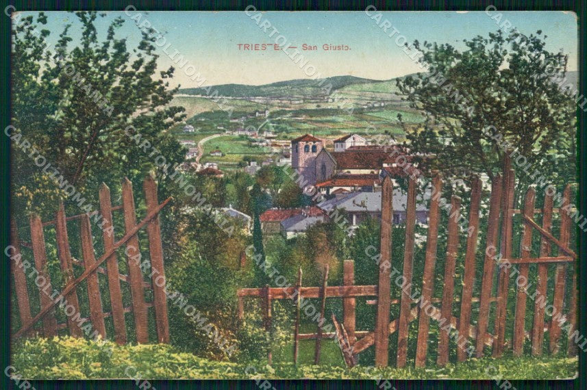 Trieste Città San Giusto cartolina RT4873 – fronte