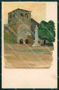 Trieste Città Cattedrale San Giusto Raoul Frank cartolina RT4876 – fronte
