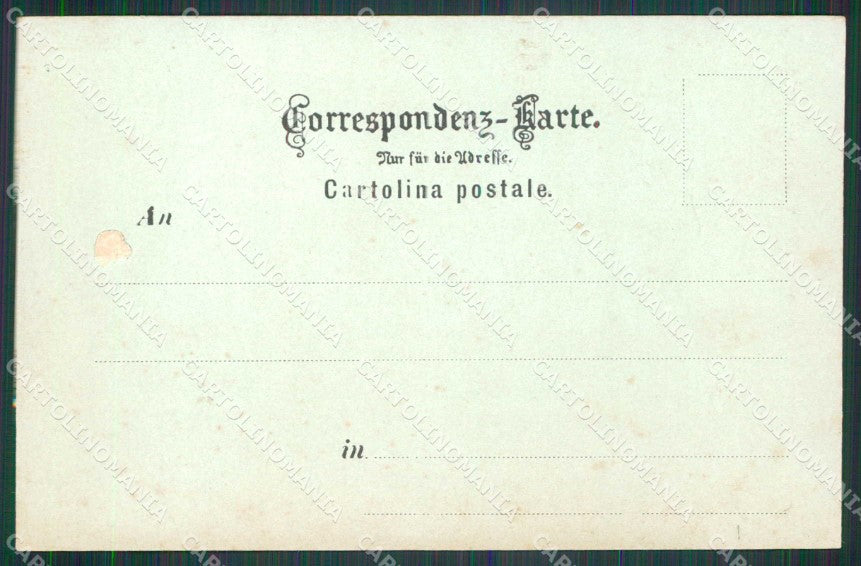 Trieste Città Saluto da Veduta dal Mare Chiaro di Luna cartolina RT4881 – retro