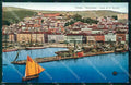 Trieste Città Colle San Giusto Barche cartolina RT4885 – fronte