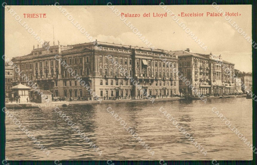 Trieste Città Palazzo del Lloyd Excelsior Palace Hotel cartolina RT4890 – fronte