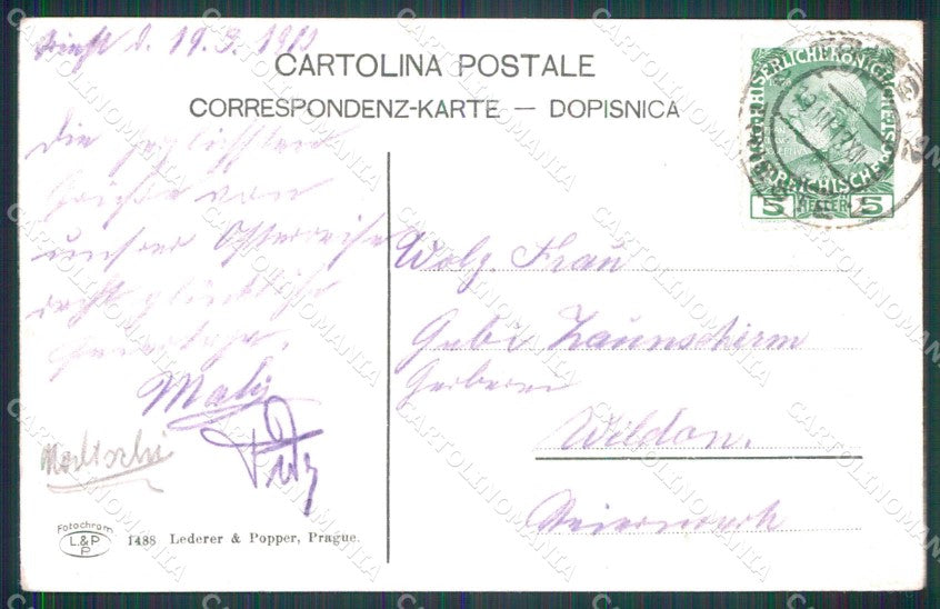 Trieste Città Piazza Grande cartolina RT4896 – retro