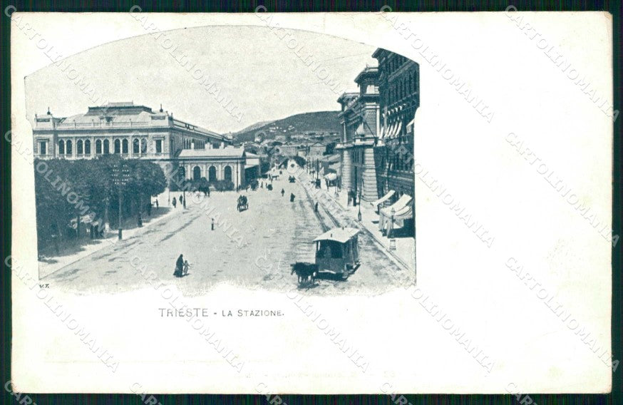 Trieste Città Stazione cartolina RT4905 – fronte