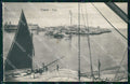 Trieste Città Faro Barche Alterocca 52873 cartolina RT4923 – fronte