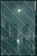 Trieste Città Canal Grande Veliero Stengel 40573 Chiaro Luna cartolina RT4939 – fronte