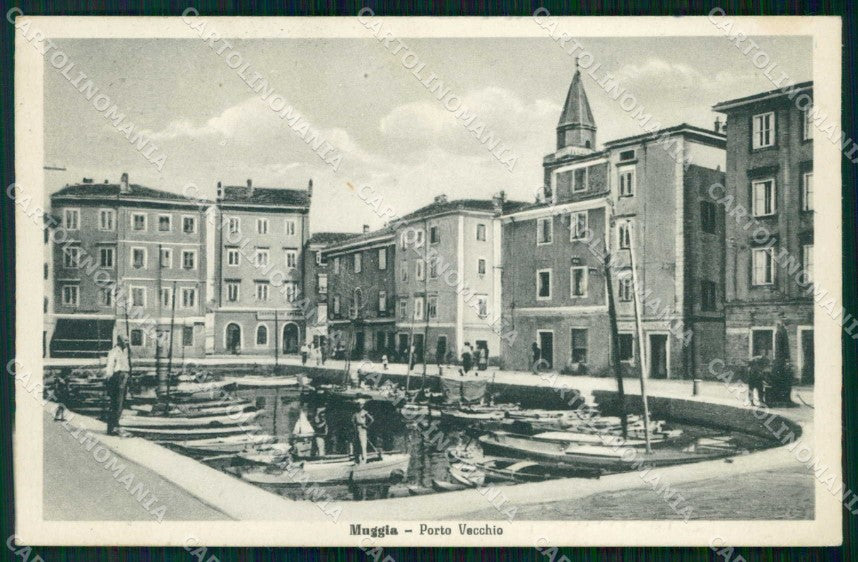 Trieste Città Muggia Porto Vecchio Barche Alterocca 5152 48 cartolina RT4959 – fronte
