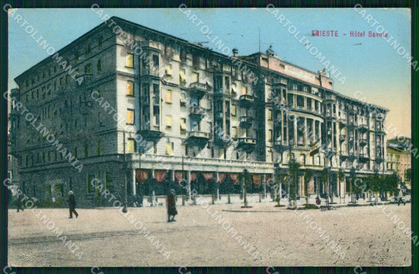 Trieste Città Hotel Savoia cartolina RT4970 – fronte