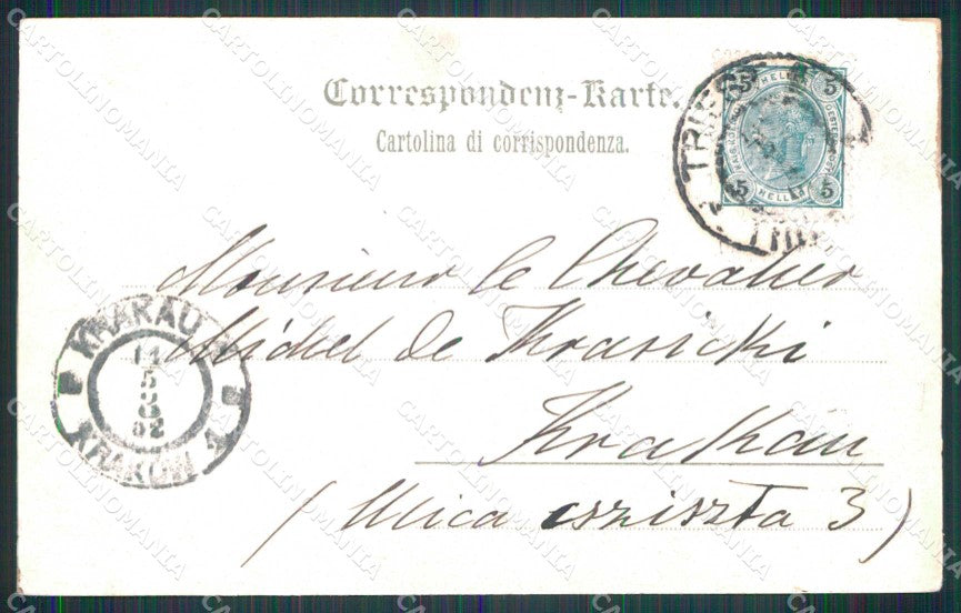 Trieste Città Barcola Stengel 4181 cartolina RT4973 – retro