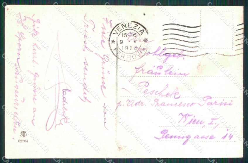 Trieste Città Via Carducci Tram Alterocca 62784 cartolina RT4976 – retro