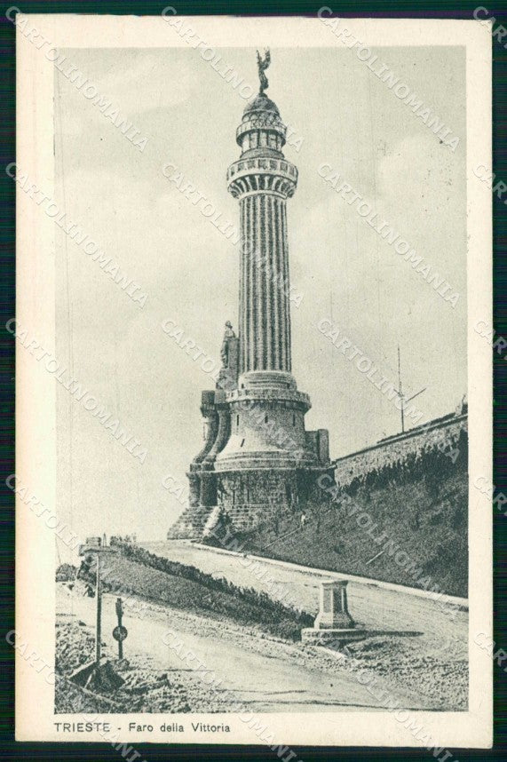Trieste Città Faro della Vittoria cartolina RT4988 – fronte