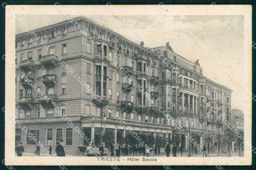 Trieste Città Hotel Savoia cartolina RT5015 – fronte