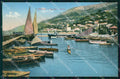 Trieste Città Barcola Porto con Barche cartolina RT5019 – fronte