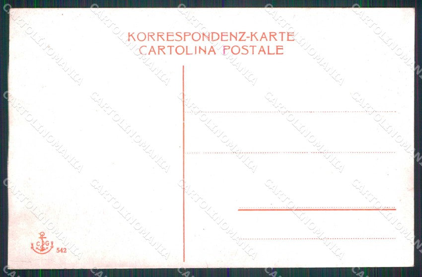 Trieste Città Barcola Porto con Barche cartolina RT5019 – retro