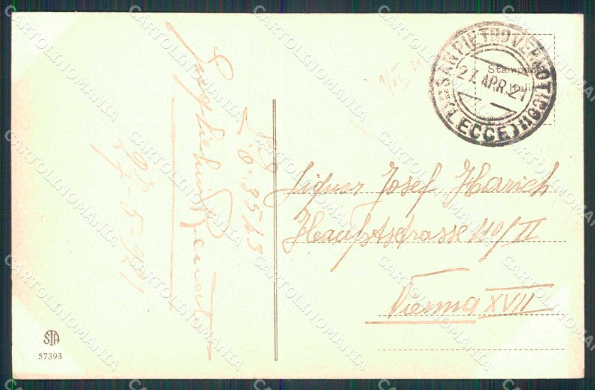 Trieste Città Canale con Barche Via Cavour Alterocca 57393 cartolina RT5024 – retro