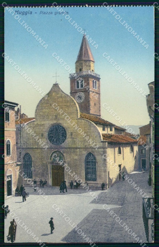 Trieste Città Muggia Piazza Grande cartolina RT5042 – fronte