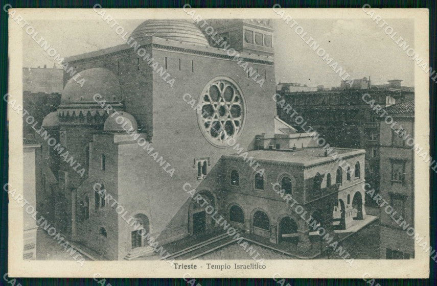 Trieste Città Tempio Israelitico Stein 84359 STRAPPINO cartolina RT5043 – fronte