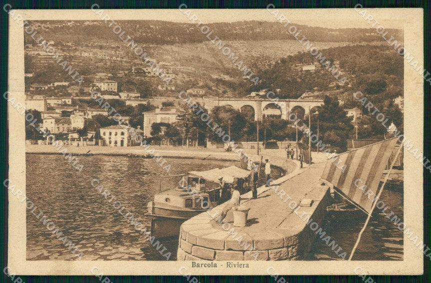 Trieste Città Barcola Riviera Barche cartolina RT5048 – fronte